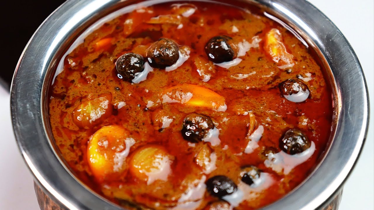 Turkey berry tamarind curry | Traditional Vatha Kozhambu